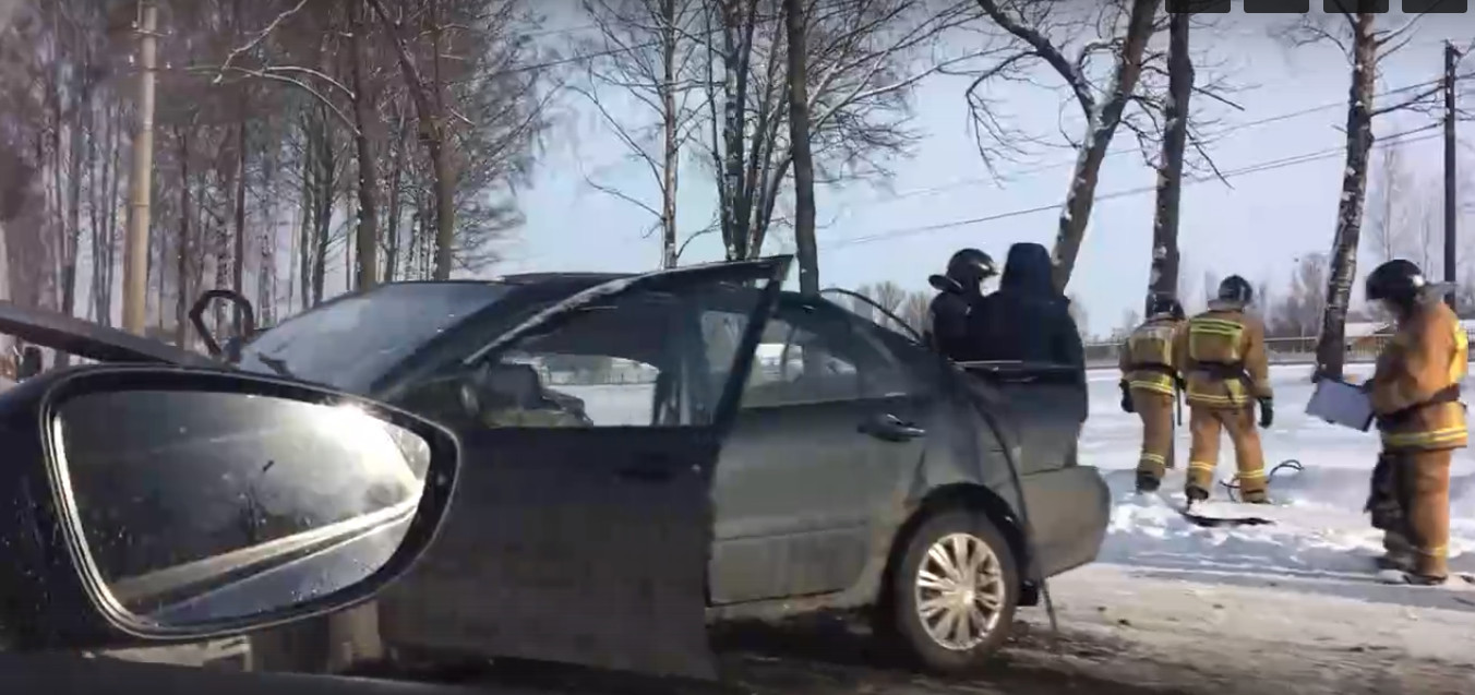 Кадр из видео очевидца в vk.com/spb_today